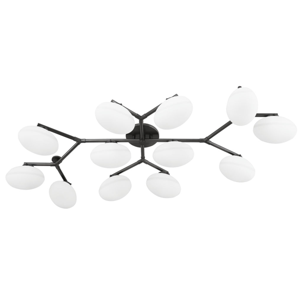 Preview image for Wagner 12 Light Semi Flush, Old Bronze Body