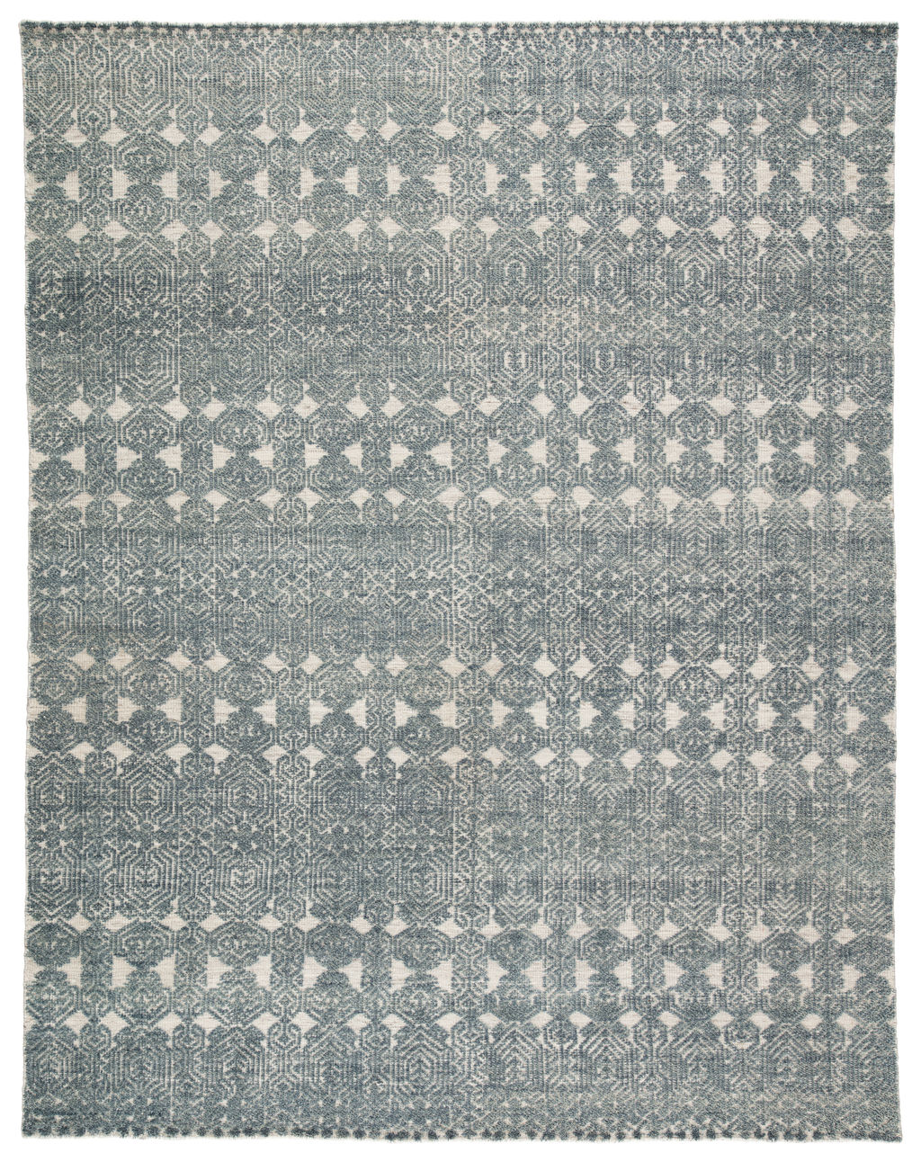 Preview image for Jaipur Living Abelle Hand-Knotted Medallion Teal/ Light Gray Area Rug (5'X8')