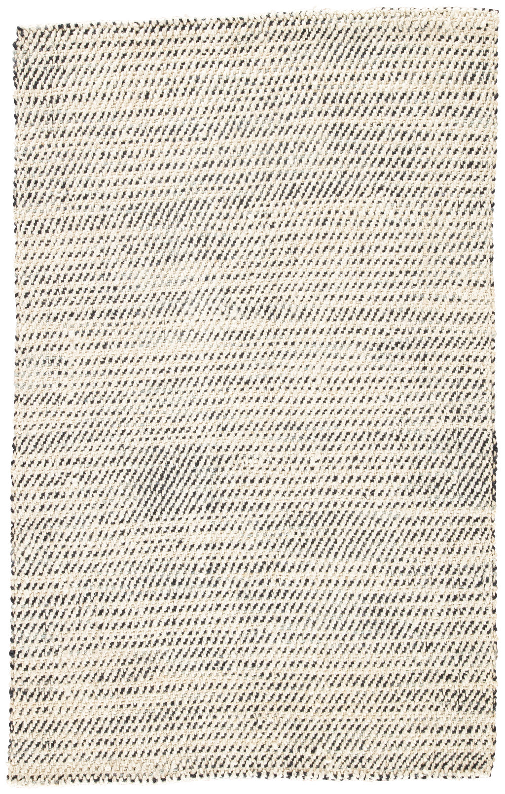 Jaipur Living Almand Natural Solid White/ Black Area Rug (5'X8')
