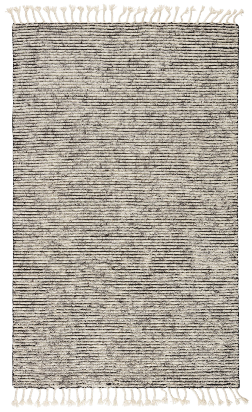 Preview image for Jaipur Living Alpine Hand-Knotted Stripe White/ Gray Area Rug (8'X11')
