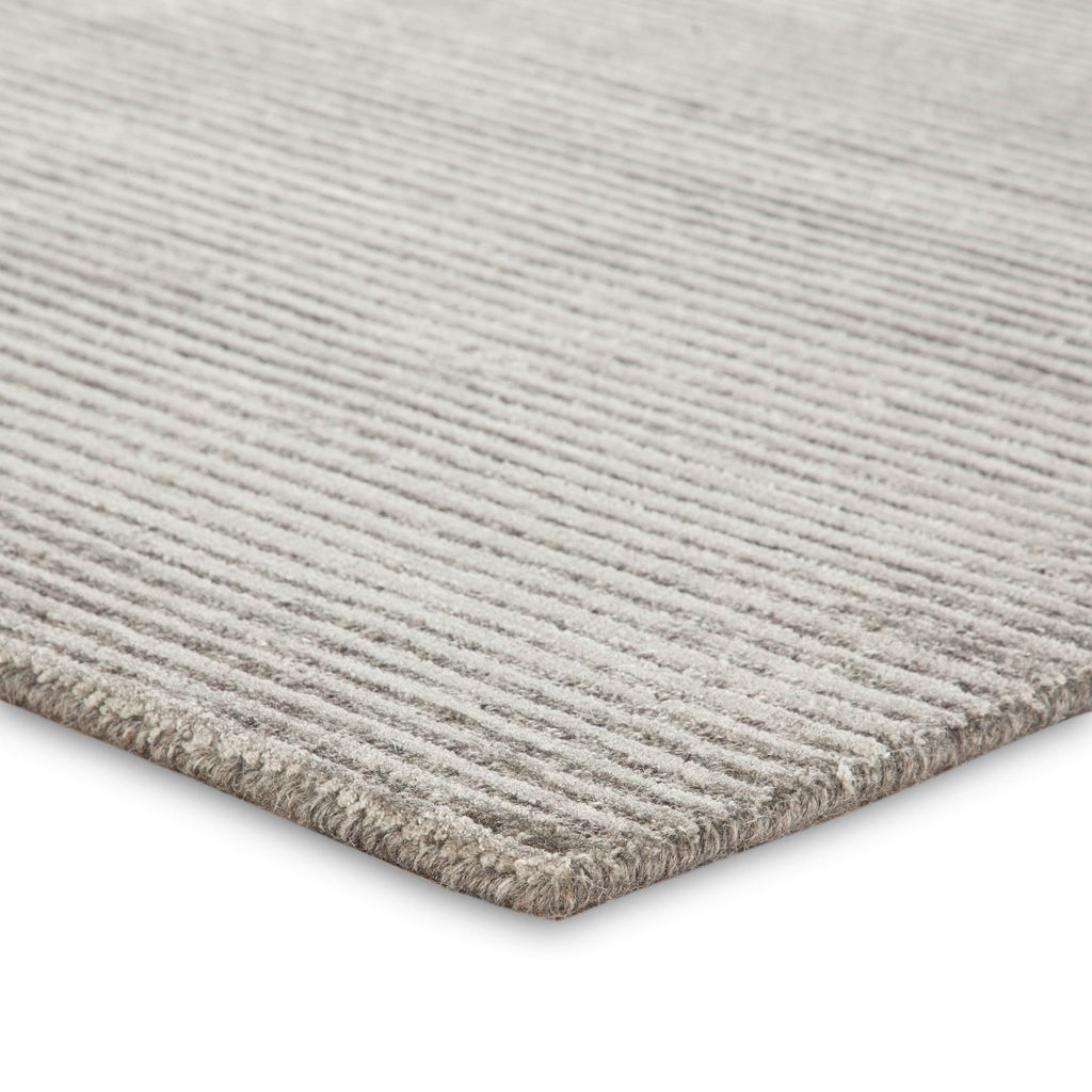 Handmade Solid Taupe Area Rug (8'X10')