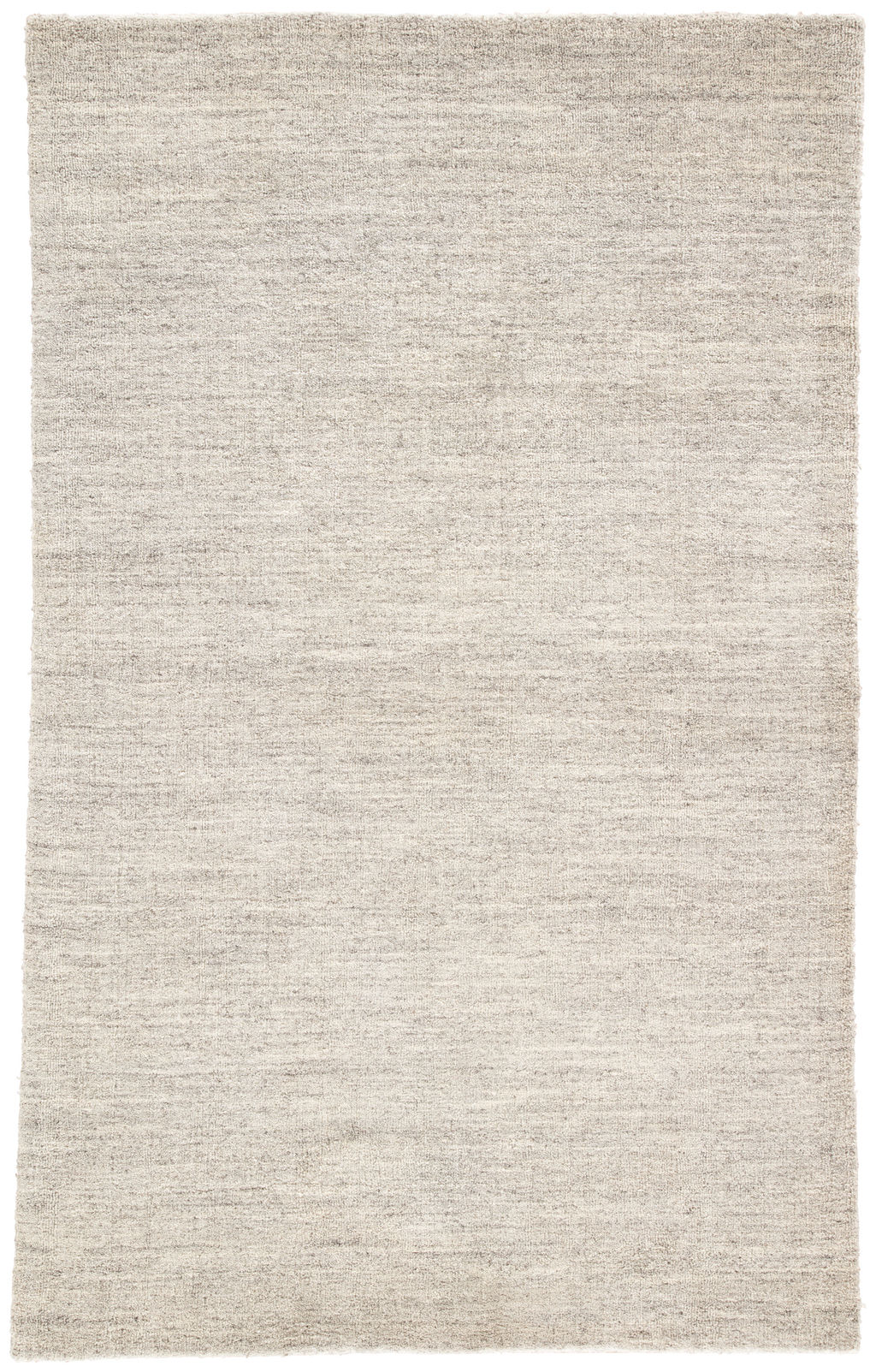 Beecher Handmade Solid Beige/ Gray Area Rug (5'X8')
