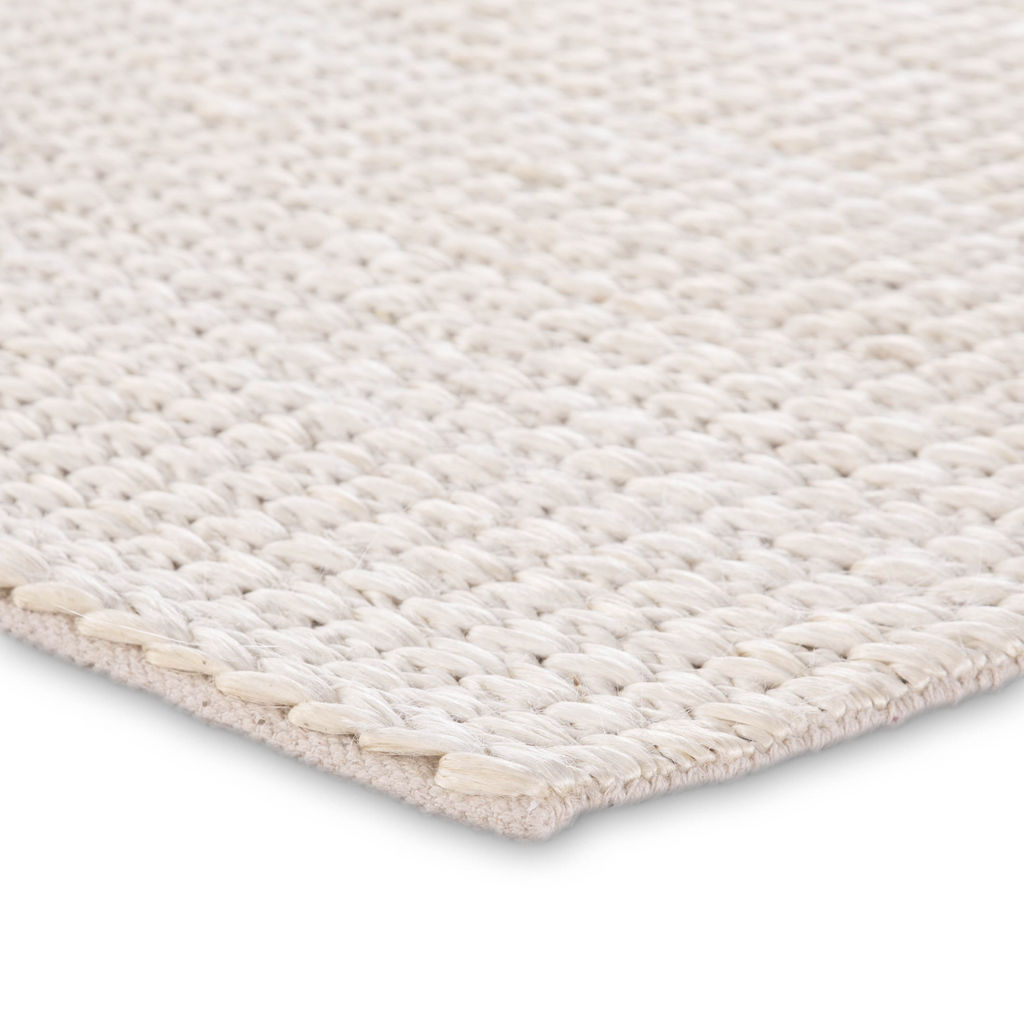 Jaipur Living Calista Natural Solid White Area Rug (8'X10')
