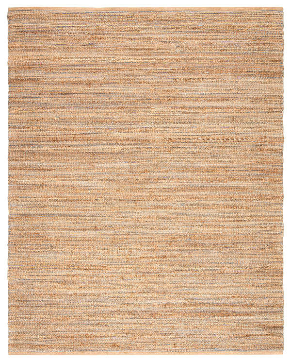 Canterbury Natural Solid Beige/ Blue Area Rug (8'X10')