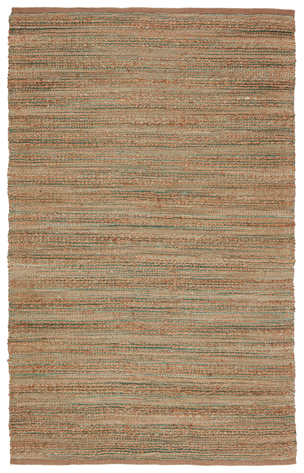 Preview image for Natural Jute & Rayon Solid Tan & Green Area Rug (8'X10')