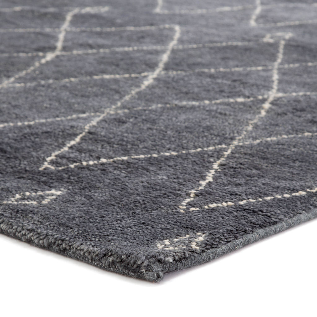 Jaipur Living Casablanca Hand-Knotted Trellis Gray/ White Area Rug (9'6"X13'6")
