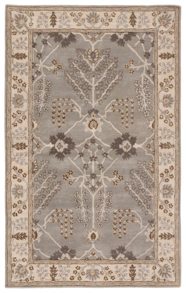Jaipur Living Chambery Handmade Floral Gray/ Beige Area Rug (9'X12')