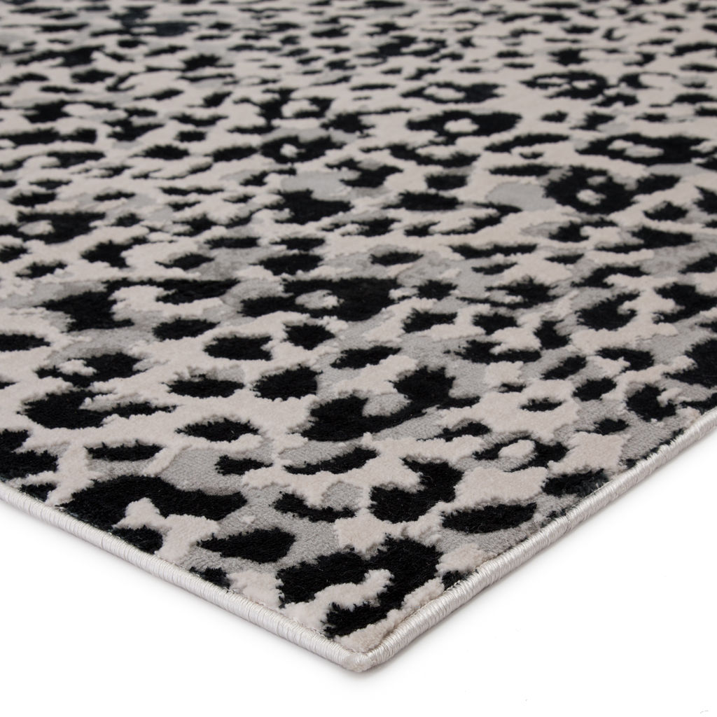 Jaipur Living Fauve Animal Gray/ Black Area Rug (11'8"X15')