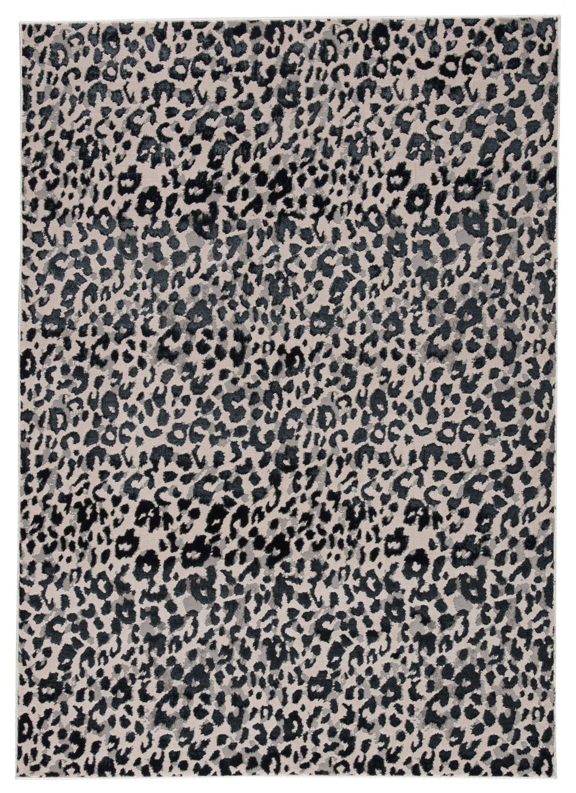 Jaipur Living Fauve Animal Gray/ Black Area Rug (11'8"X15')