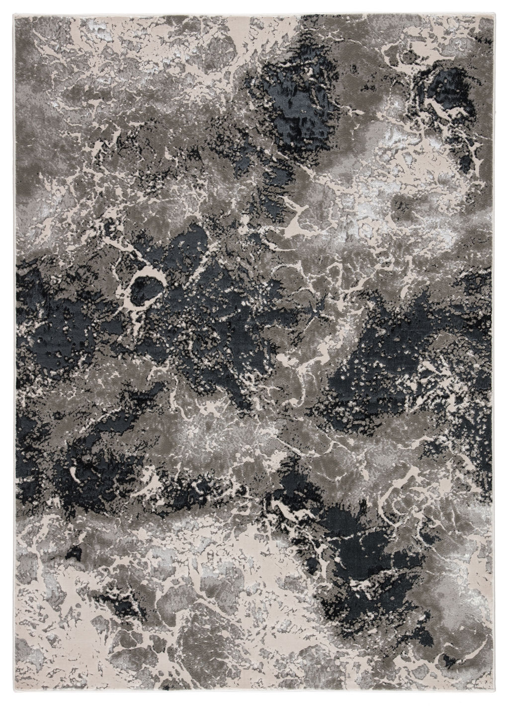 Preview image for Jaipur Living Fen Abstract Black/ Gray Area Rug (7'10"X10'6")