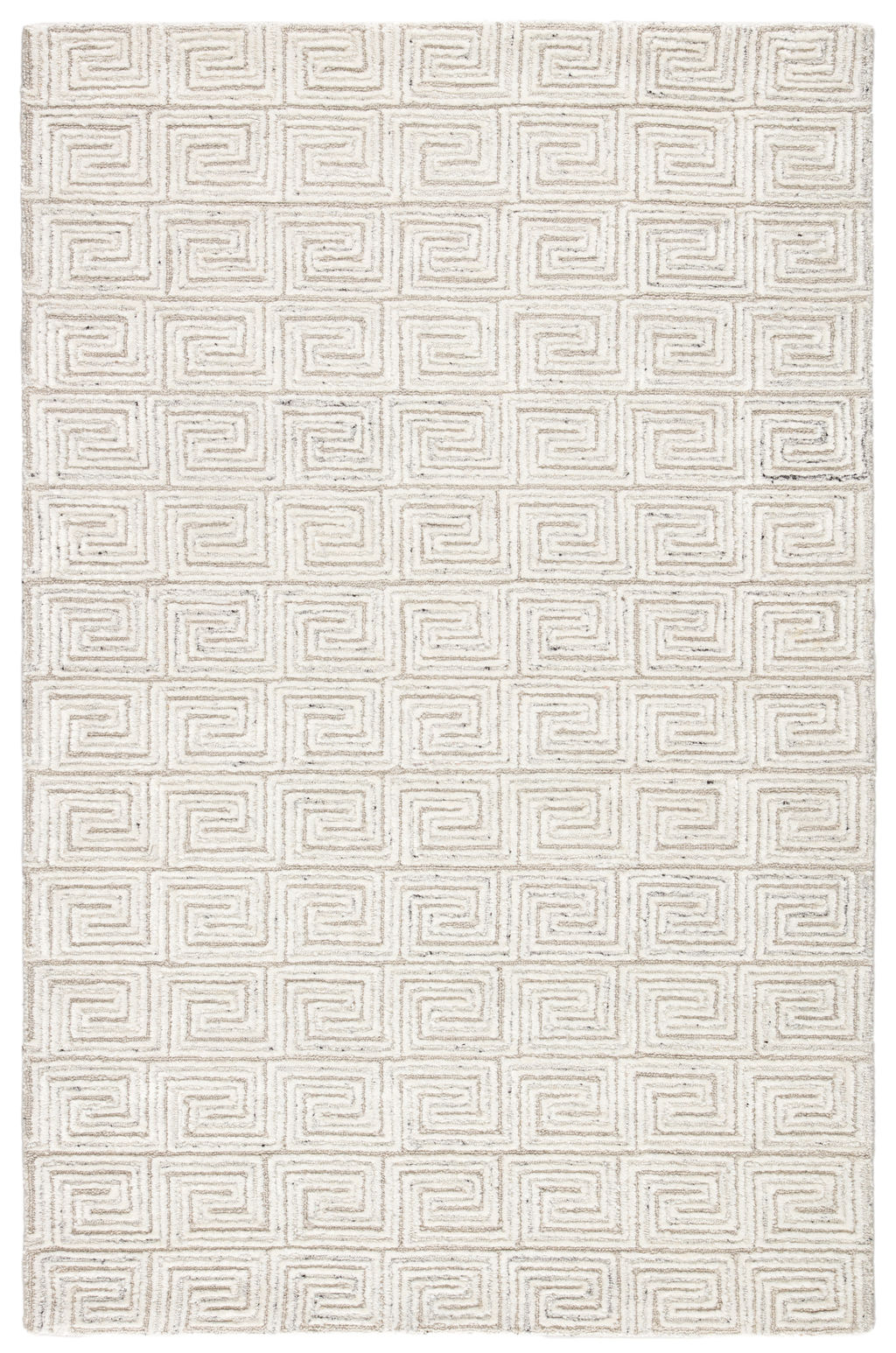 Jaipur Living Harkness Handmade Geometric White/ Gray Area Rug (8'X11')