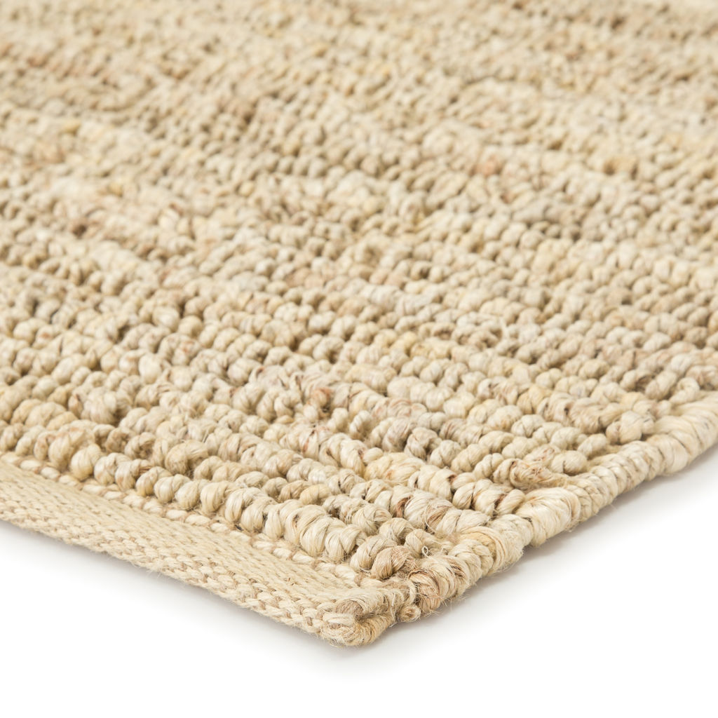 Havana Natural Solid Beige Area Rug (9'X12')