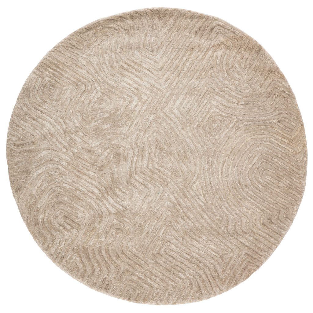 Jaipur Living Impress Handmade Abstract Beige Round Rug (10')