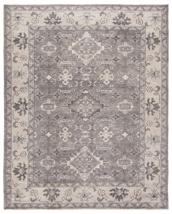 Jaipur Living Kella Hand-Knotted Medallion Gray Area Rug (8'6&quot;X11'6&quot;)