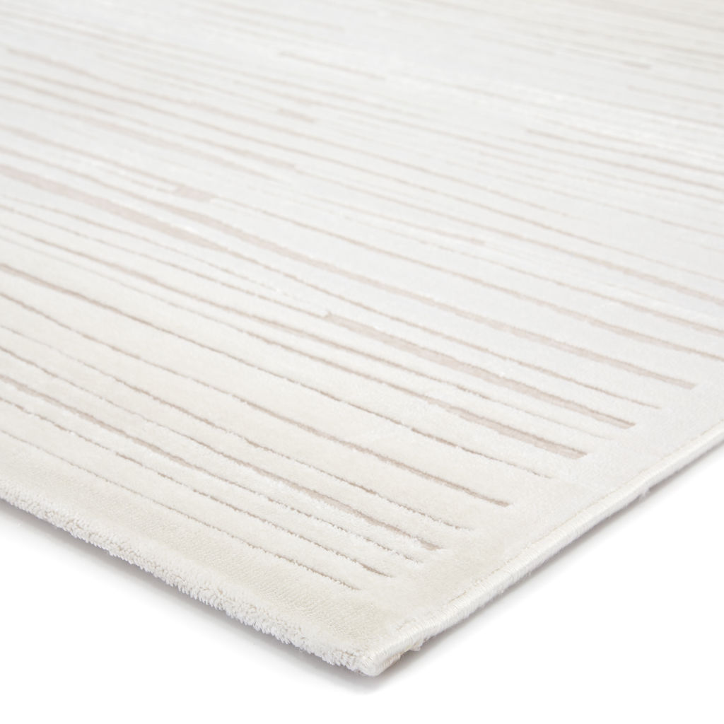 Jaipur Living Linea Abstract White/Ivory Runner Rug (2'6"X8')