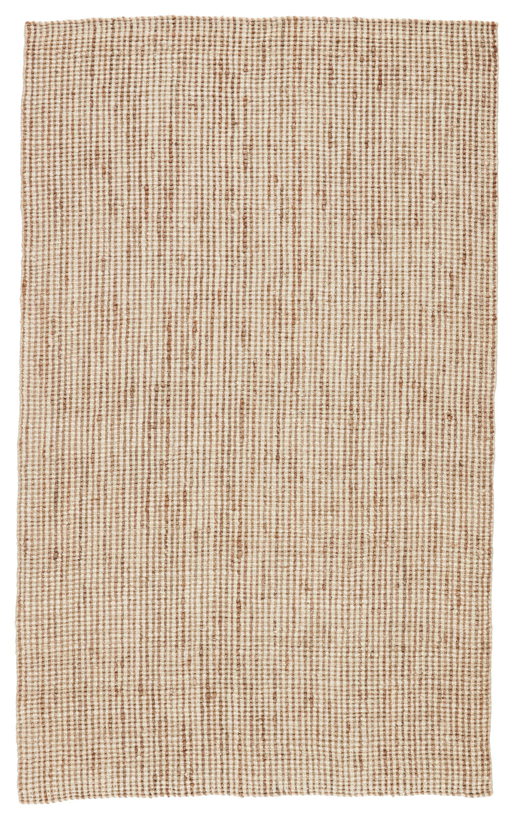 Mayen Natural Solid White/ Tan Area Rug (9'X12')