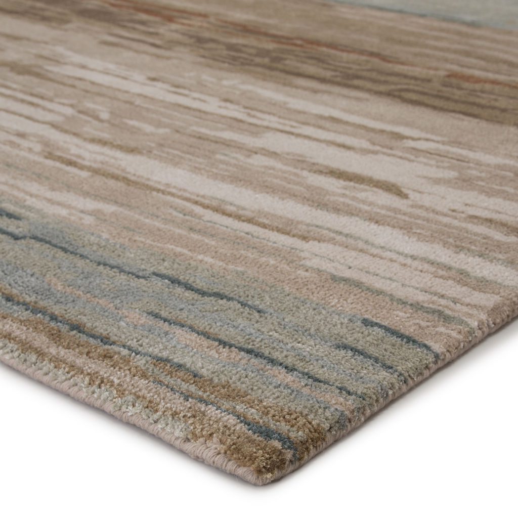 Jaipur Living Mondrian Handmade Abstract Tan/ Light Gray Area Rug (8'X11')