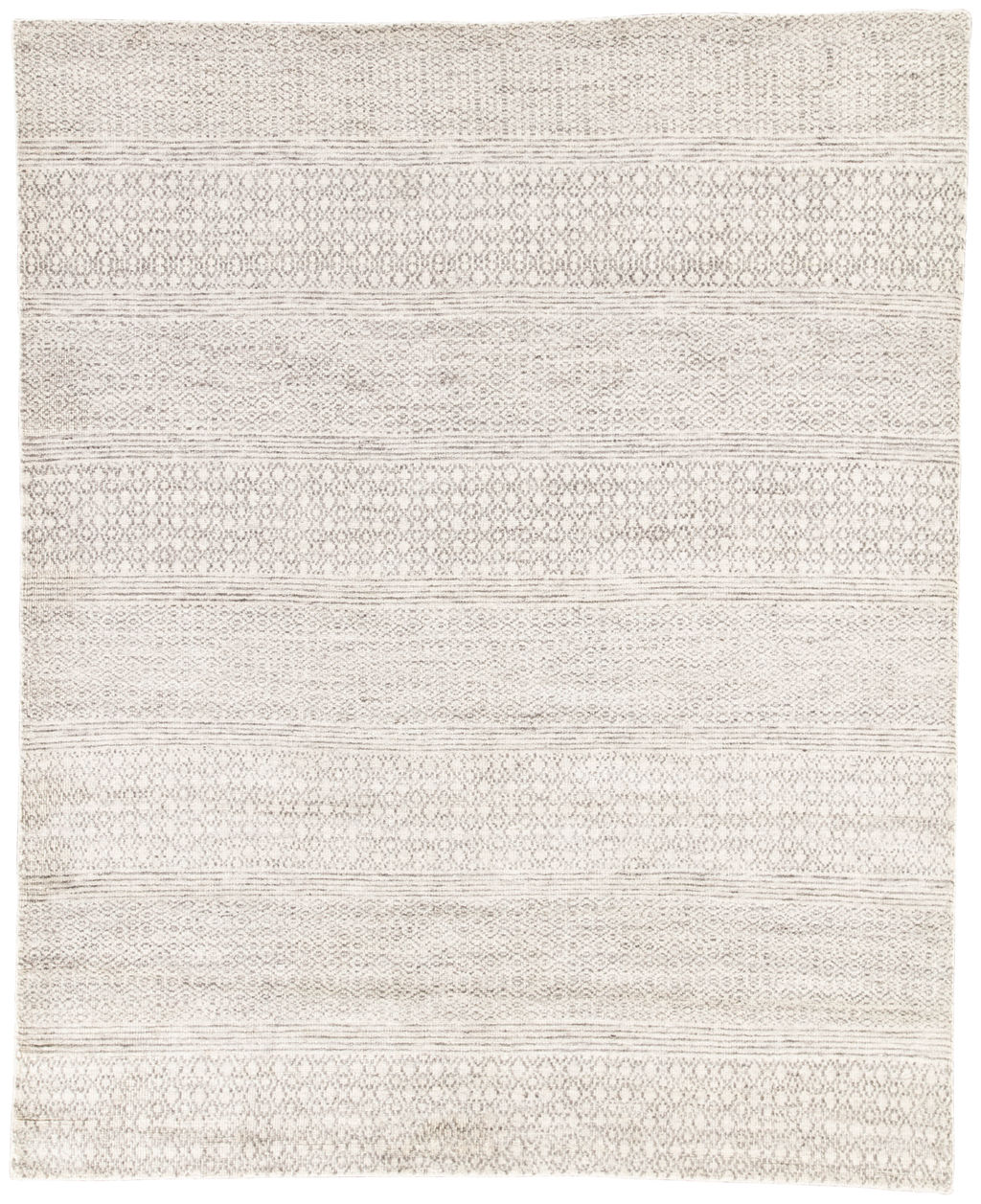 Preview image for Jaipur Living Neema Hand-Knotted Geometric Ivory/ Dark Gray Area Rug (5'X8')