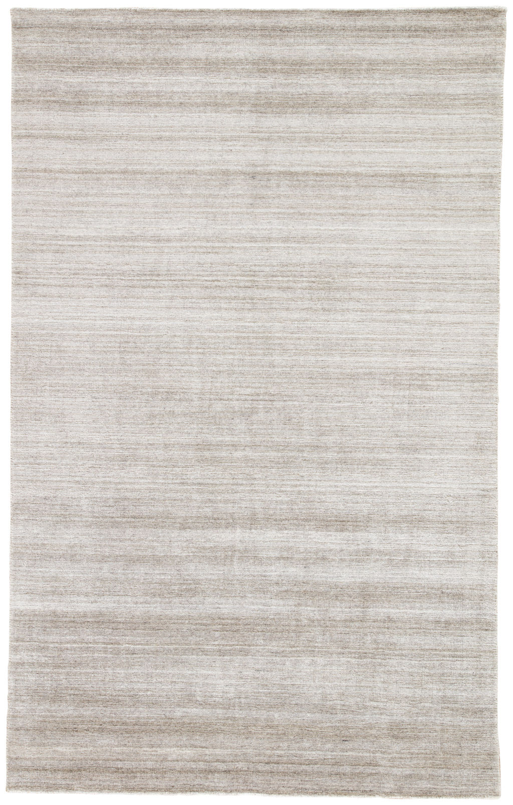 Handmade Stripe Gray/ Silver Area Rug (8'X10')