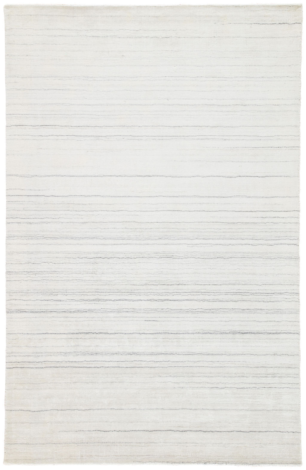 Preview image for Jaipur Living Oplyse Handmade Stripe White/ Gray Area Rug (10'X14')