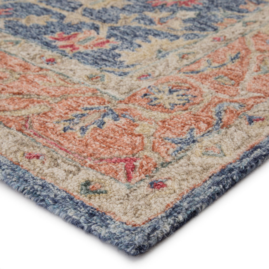 Jaipur Living Presley Handmade Oriental Blue/ Red Area Rug (9'X12')