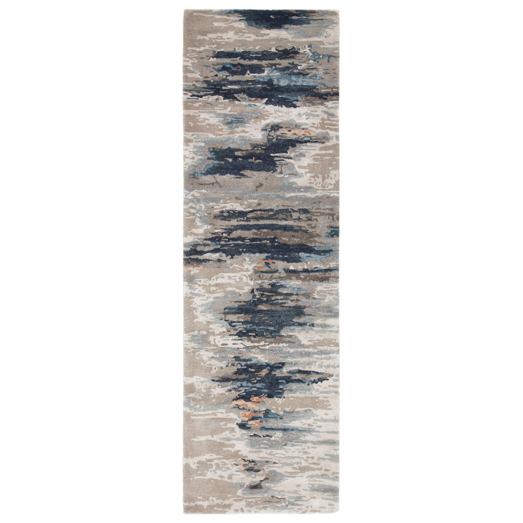 Preview image for Jaipur Living Ryenn Handmade Abstract Blue/ Pink Runner Rug (3'X10')