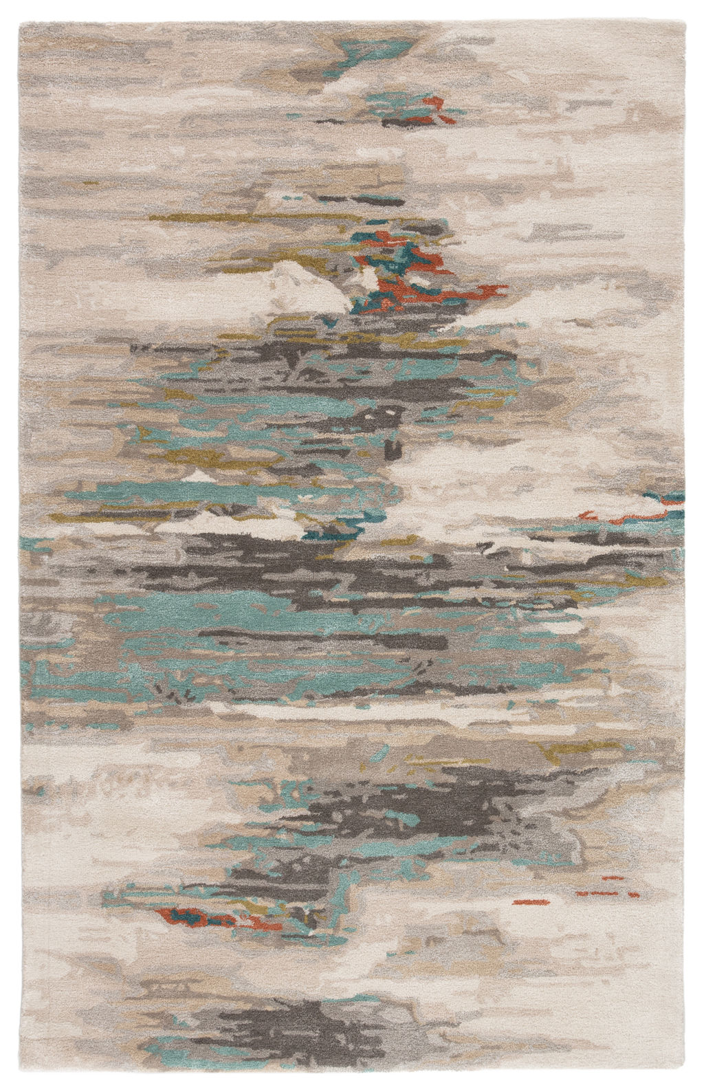 Preview image for Jaipur Living Ryenn Handmade Abstract Gray/ Blue Area Rug (2'X3')