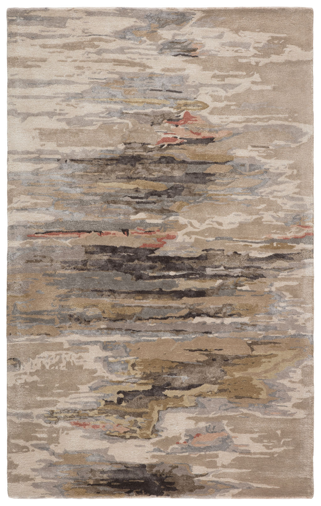 Jaipur Living Ryenn Handmade Abstract Taupe/ Blush Area Rug (8'X11')
