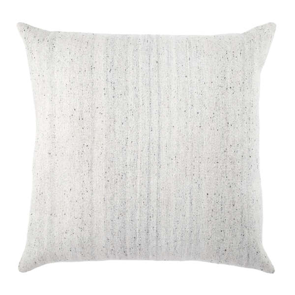 Jaipur Living Scandi Solid Light Gray/ White Polyester Floor Pillow 30 Inch
