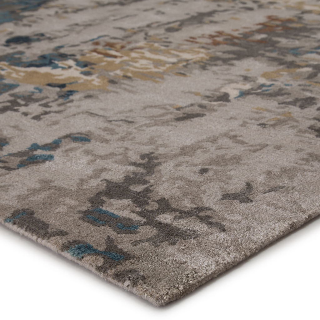 Jaipur Living Segall Handmade Abstract Dark Blue/ Gray Area Rug (8'X11')