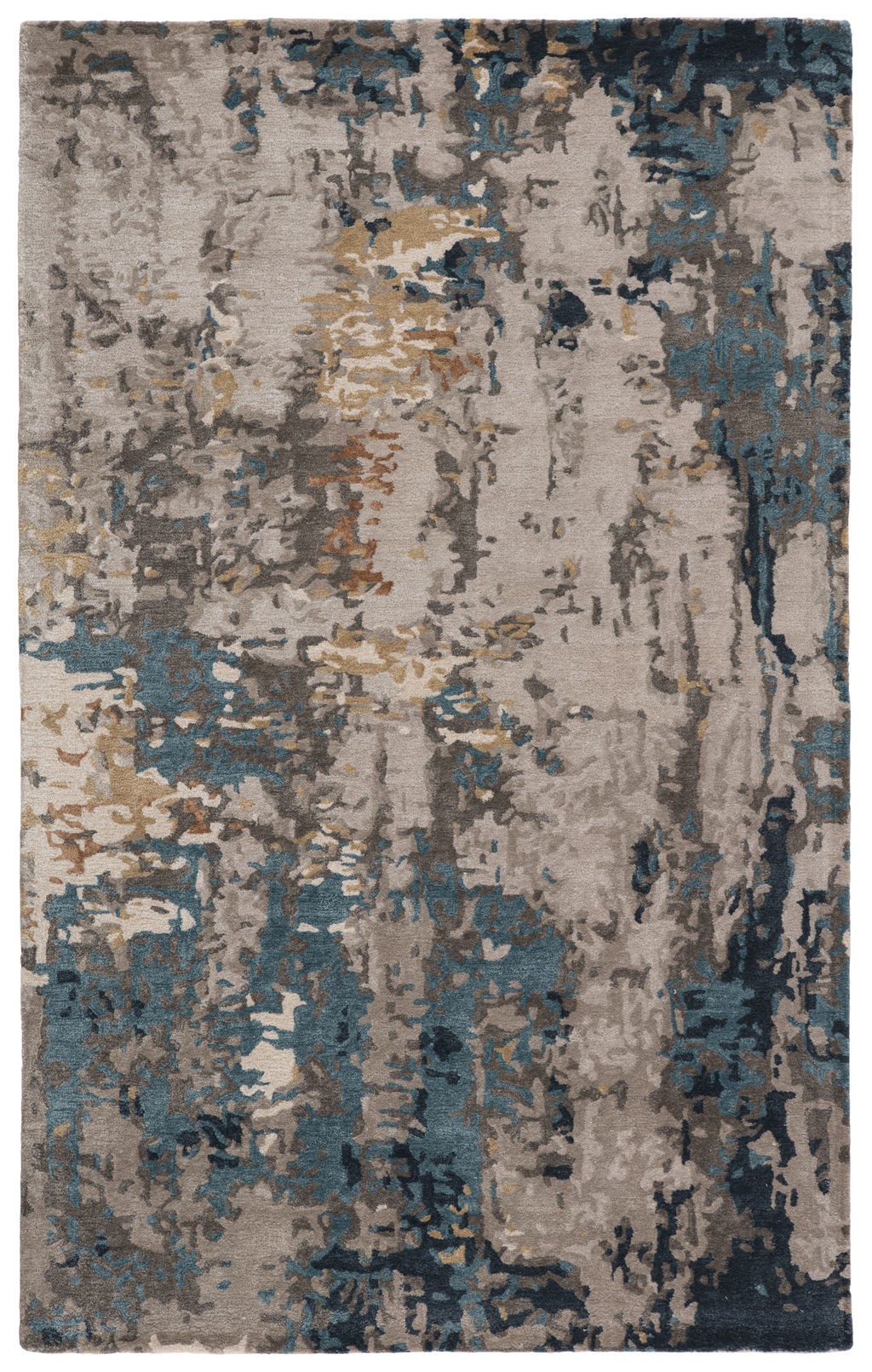 Jaipur Living Segall Handmade Abstract Dark Blue/ Gray Area Rug (8'X11')
