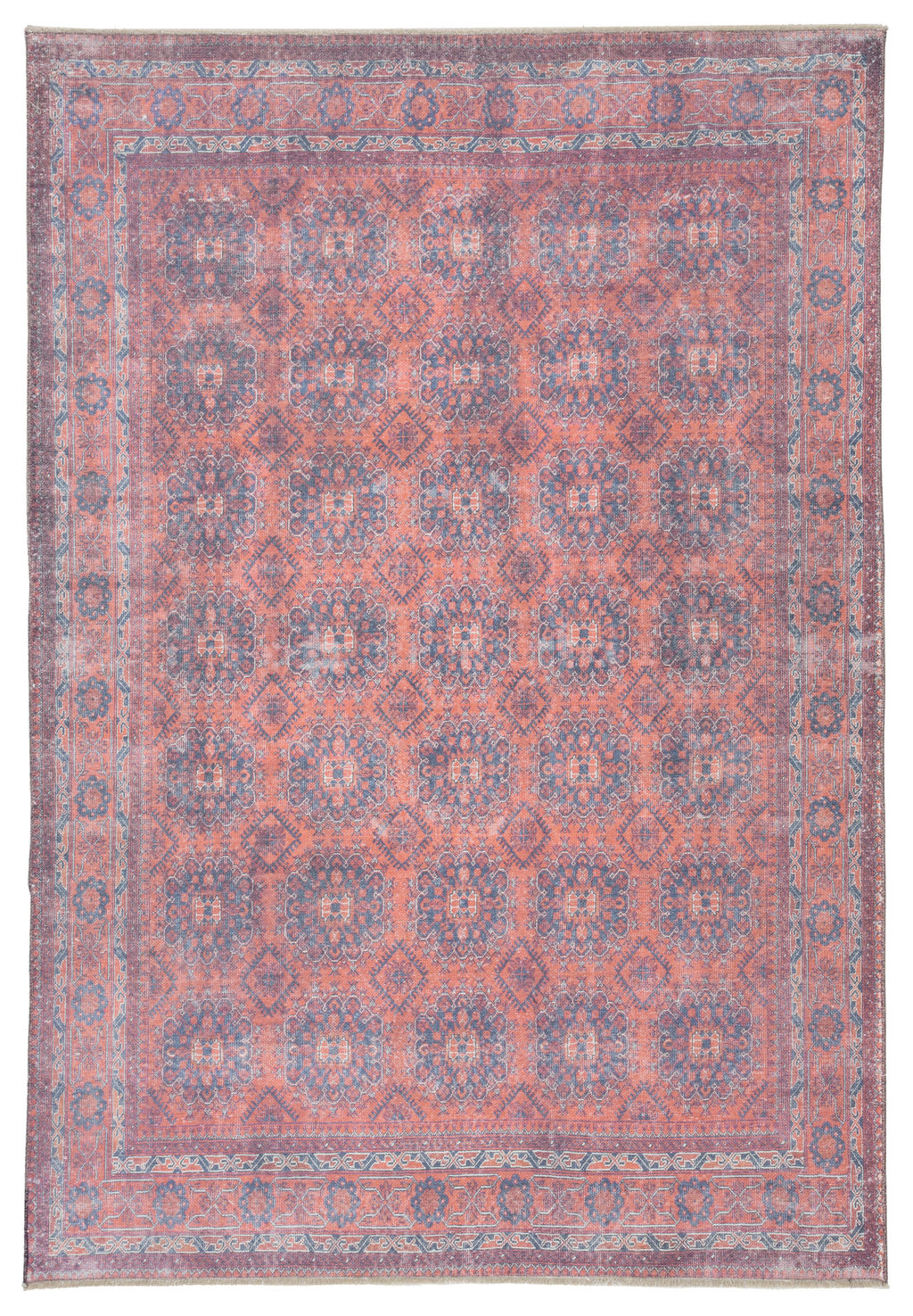 Preview image for Jaipur Living Shelta Oriental Blue/ Red Area Rug (7'10"X9'10")