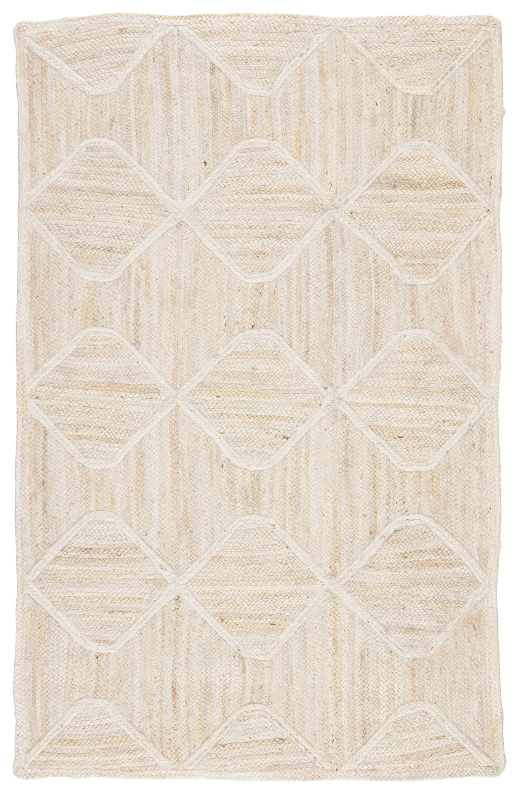 Preview image for Jaipur Living Sisal Bow Natural Trellis Ivory/ Beige Area Rug (9'6"X13'6")