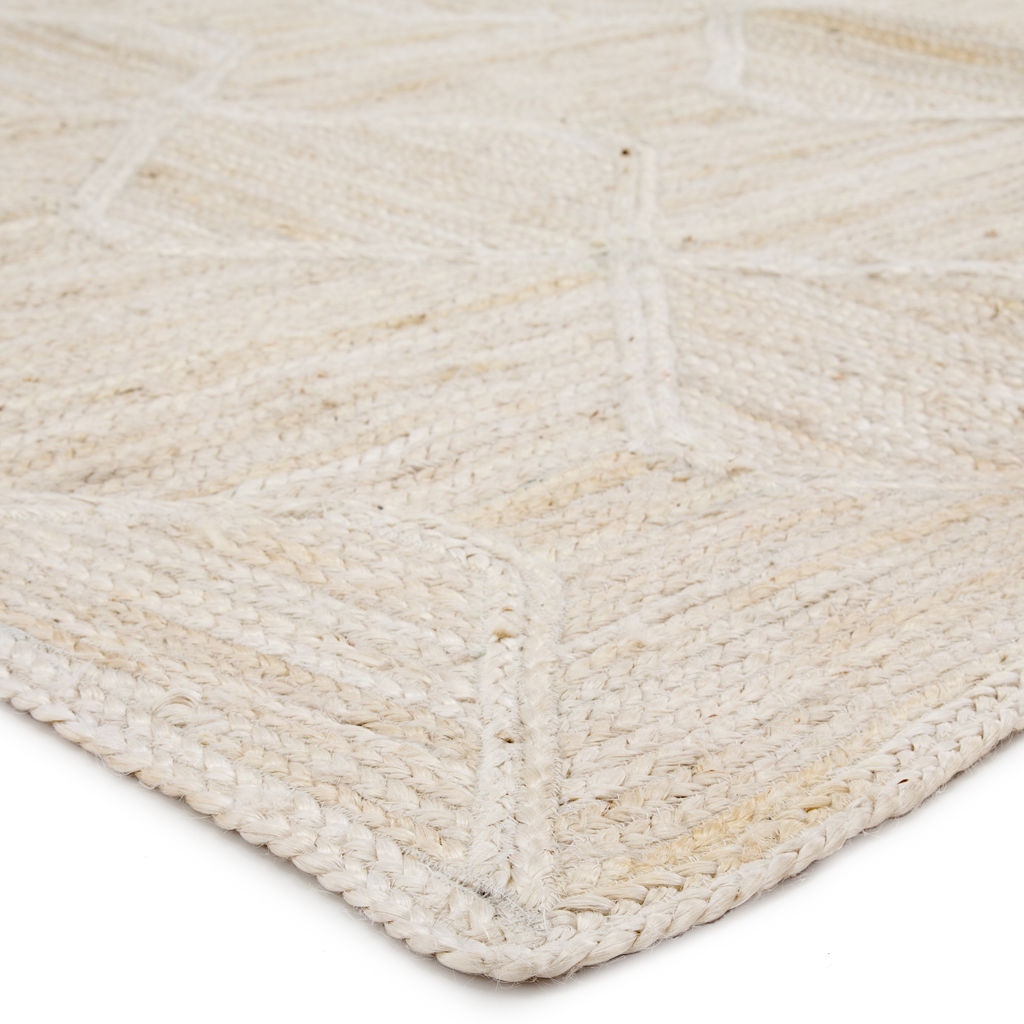 Sisal Bow Natural Trellis Ivory/ Beige Runner Rug (2'6"X9')