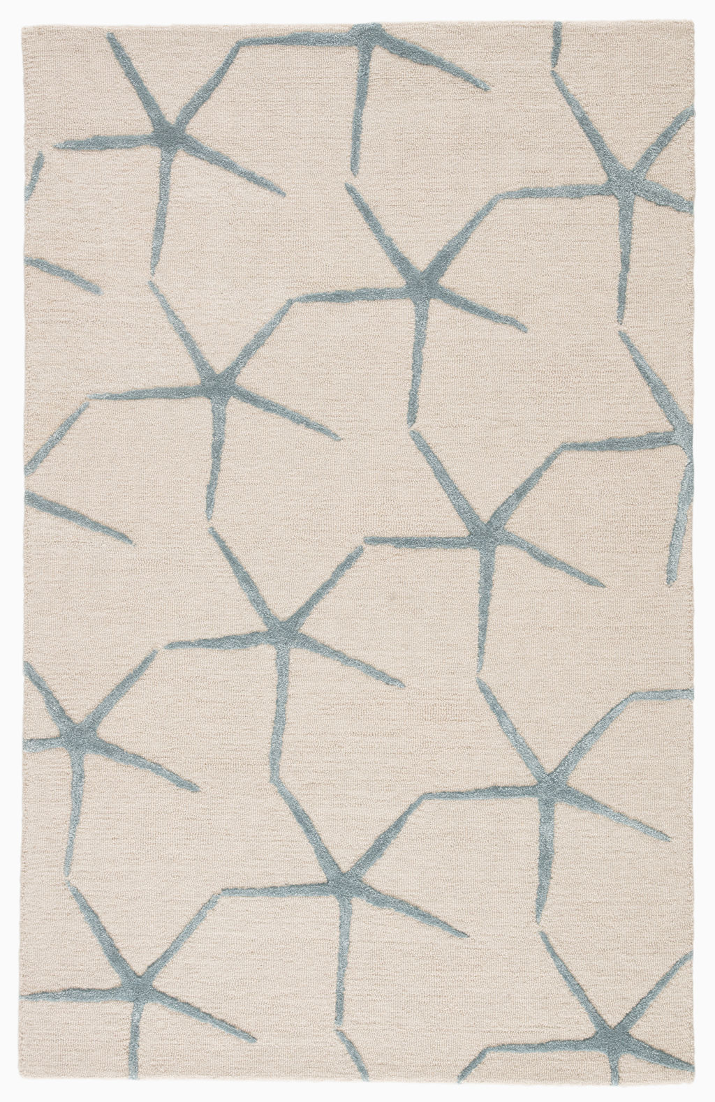 Preview image for Jaipur Living Starfishing Handmade Animal White/ Blue Area Rug (8'X11')