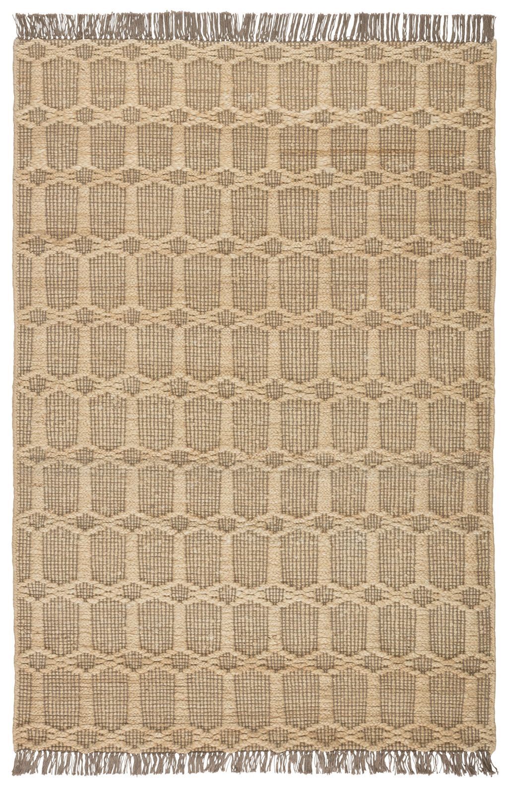 Preview image for Jaipur Living Thierry Natural Trellis Dark Taupe/ Gray Area Rug (9'X12')