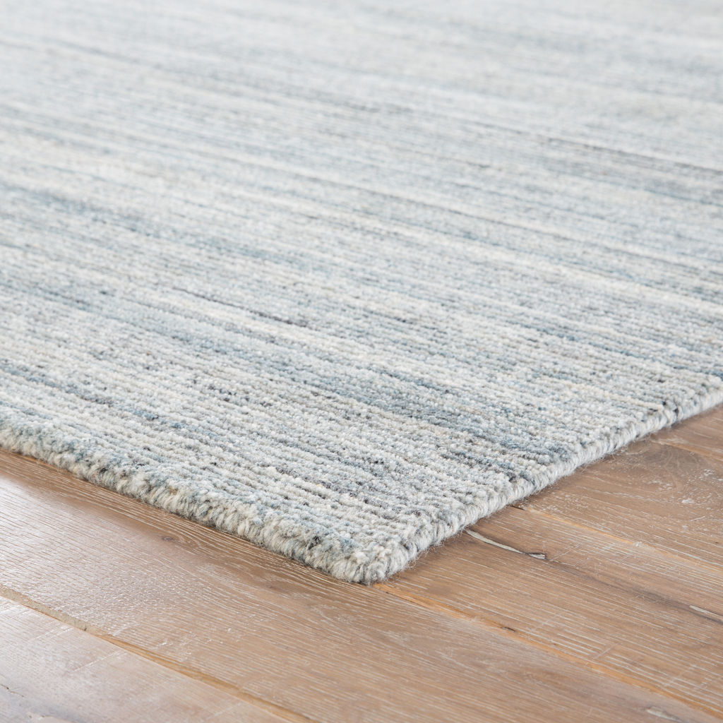 Jaipur Living Vassa Handmade Solids & Heathers Blue/ Gray Area Rug (2'X3')