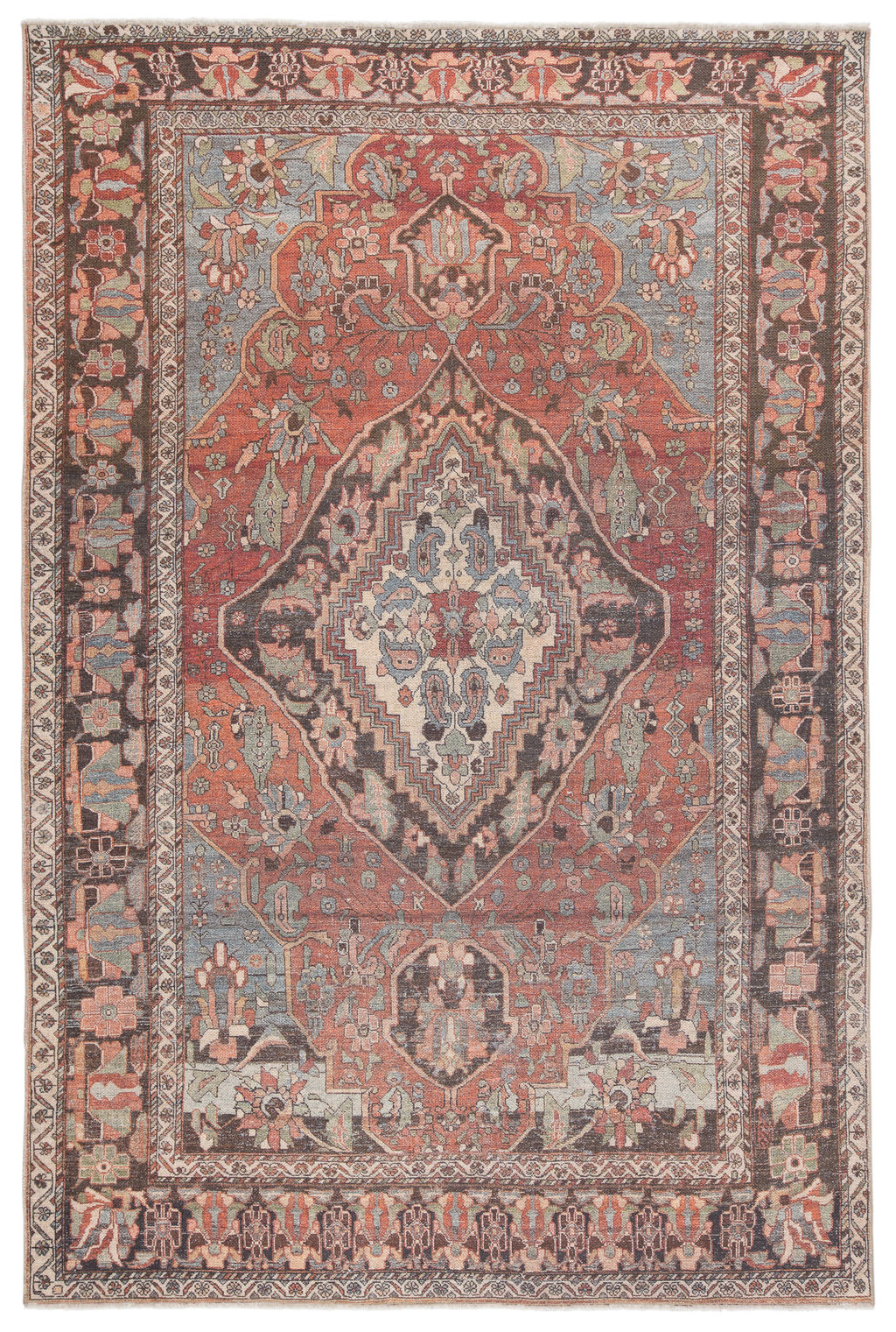 Preview image for Jaipur Living Wesleyan Medallion Rust/ Gray Area Rug (5'X8')