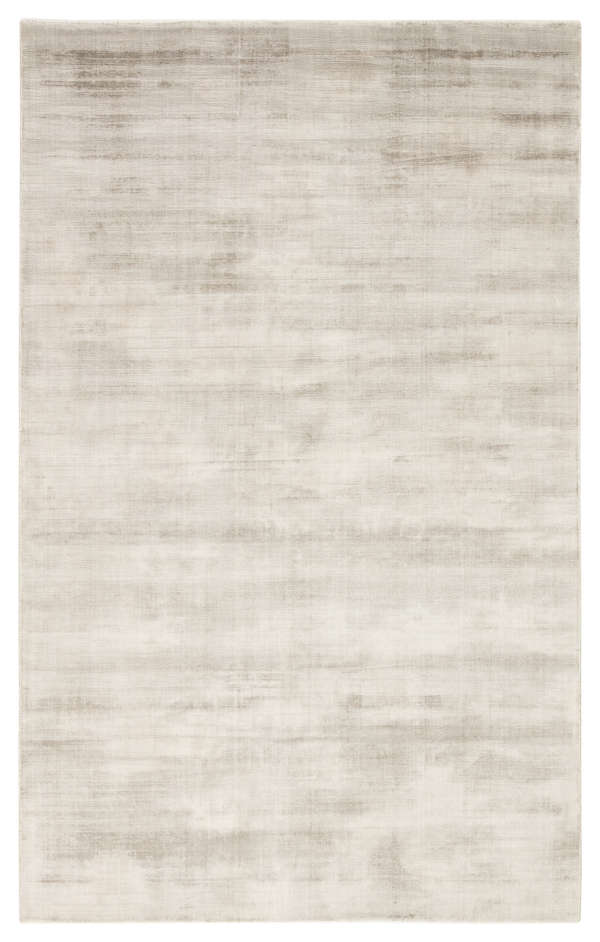 Yasmin Handmade Solid Silver Area Rug (8'X10')
