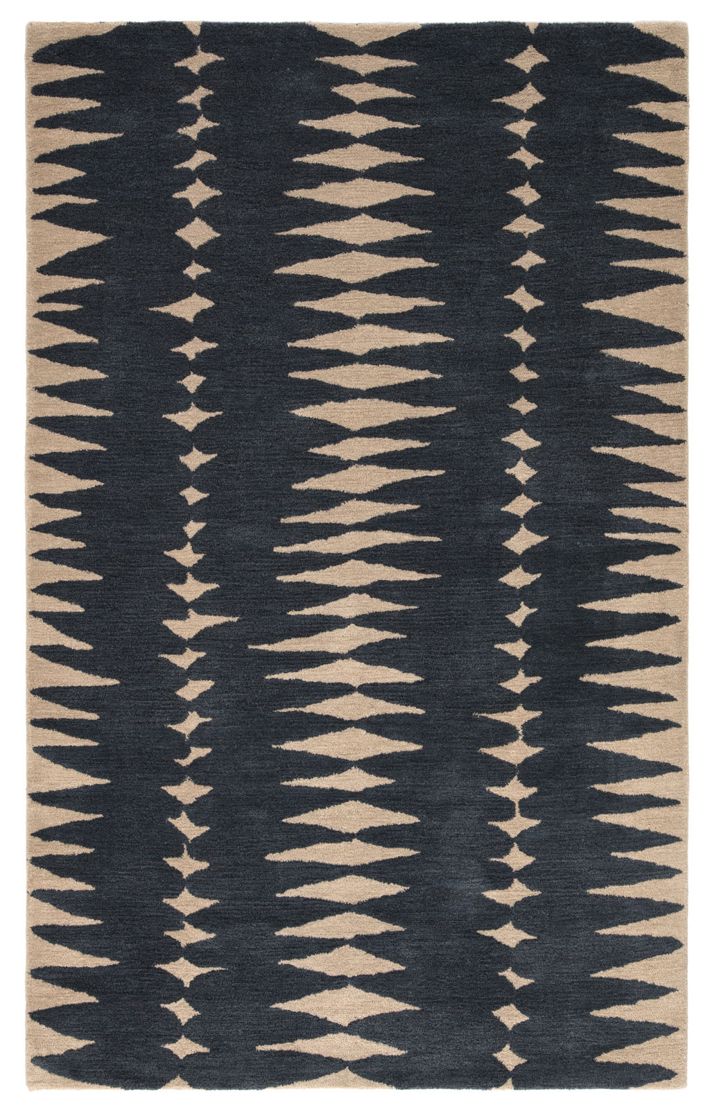 Luli Sanchez By Jaipur Living Tear Drops Handmade Geometric Gray/ Beige Area Rug (9'X13')