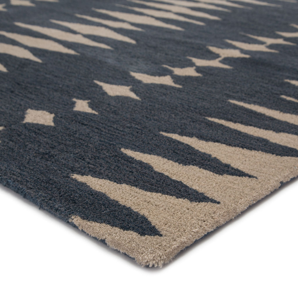 Luli Sanchez By Jaipur Living Tear Drops Handmade Geometric Gray/ Beige Area Rug (9'X13')