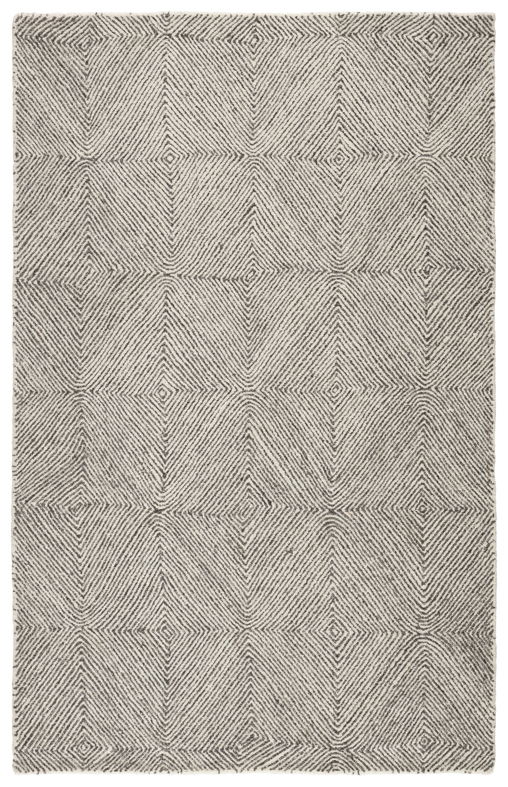 Museum Ifa By Jaipur Living Exhibition Handmade Geometric White/ Dark Gray Area Rug (8'X11')