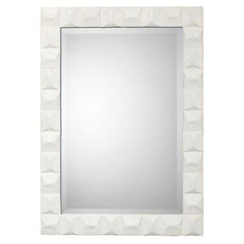 Astoria Mirror In White Gesso