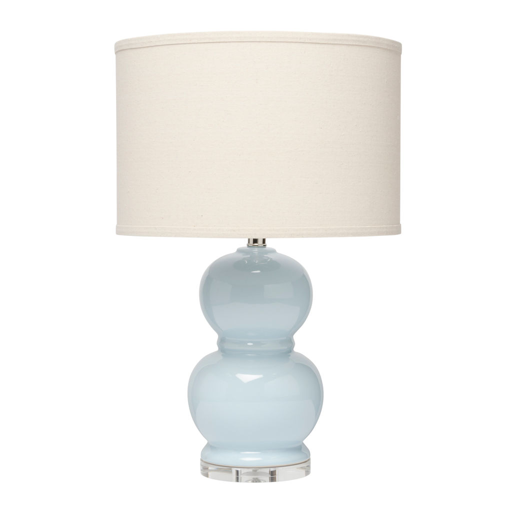 Preview image for Bubble Ceramic Table Lamp With Drum Shade In Cream