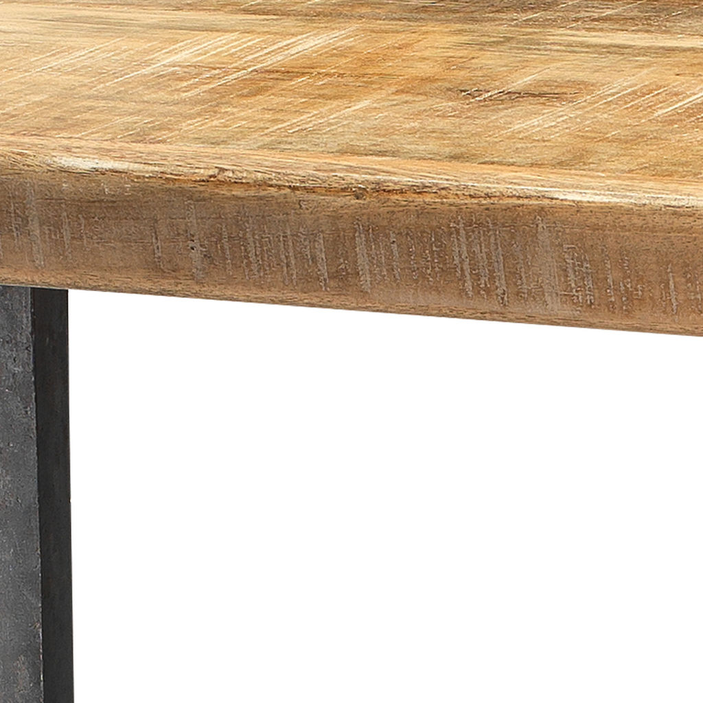 Farmhouse Console Table In Natural Wood