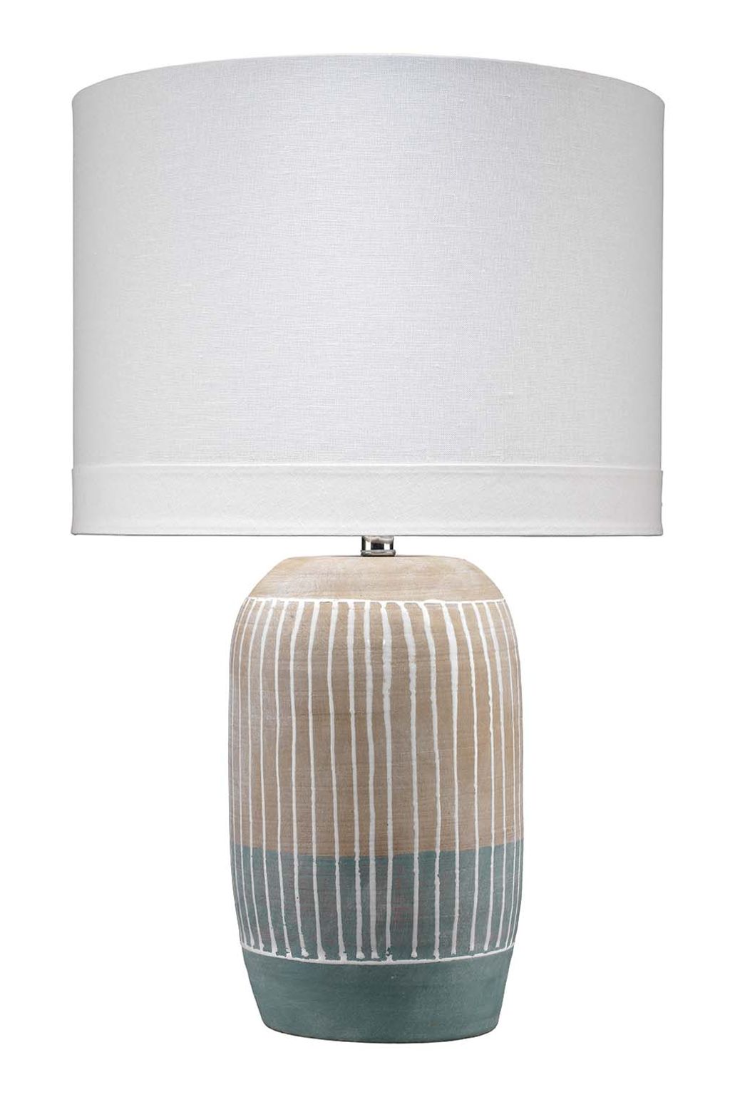 Flagstaff Table Lamp In Natural & Slate Ceramic