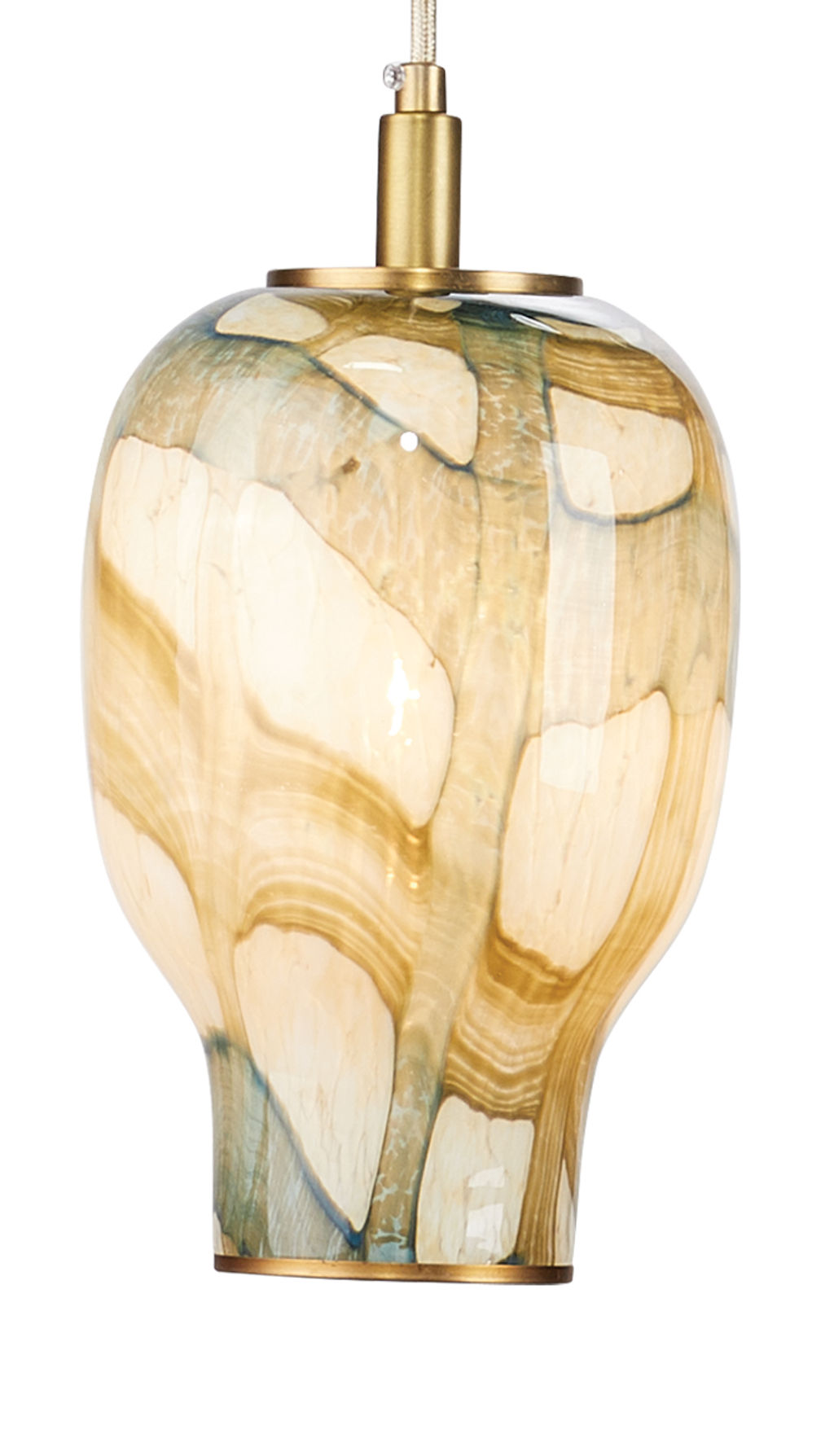 Preview image for Helen Pendant, Small In Pale Blue Glass
