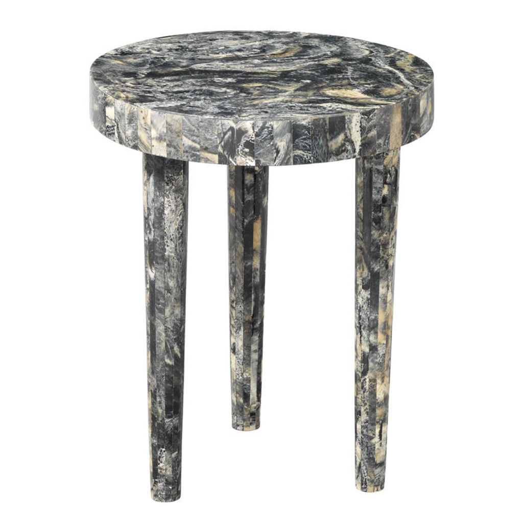 Jamie Young Large Artemis Side Table In Black Resin