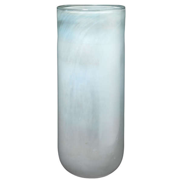 Large Vapor Vase In Metallic Opal