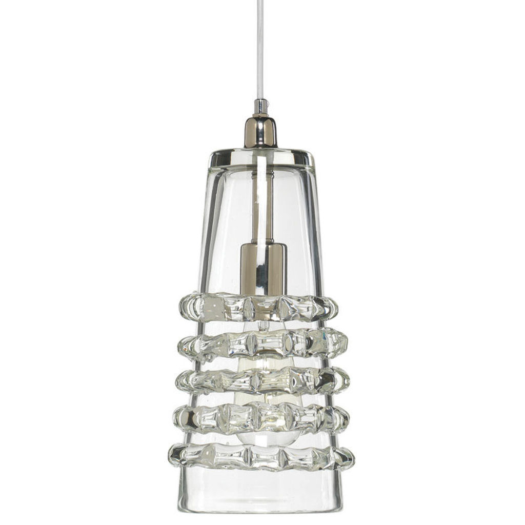 Preview image for Long Ribbon Pendant In Clear Glass